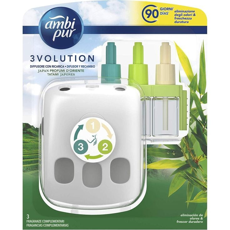 Ambi Pur 3volution Starter Kit + Tatami Japan Nachfüllung
