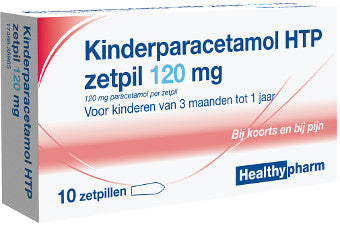 Healthypharm Paracetamol-zäpfchen 120 Mg – 10 Sup