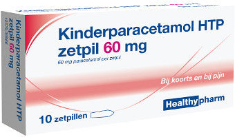 Healthypharm Paracetamol-zäpfchen 60 Mg – 10 Sup