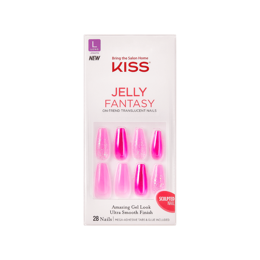 Kiss Jelly Fantasy Nails – Jelly Baby 28 Stück