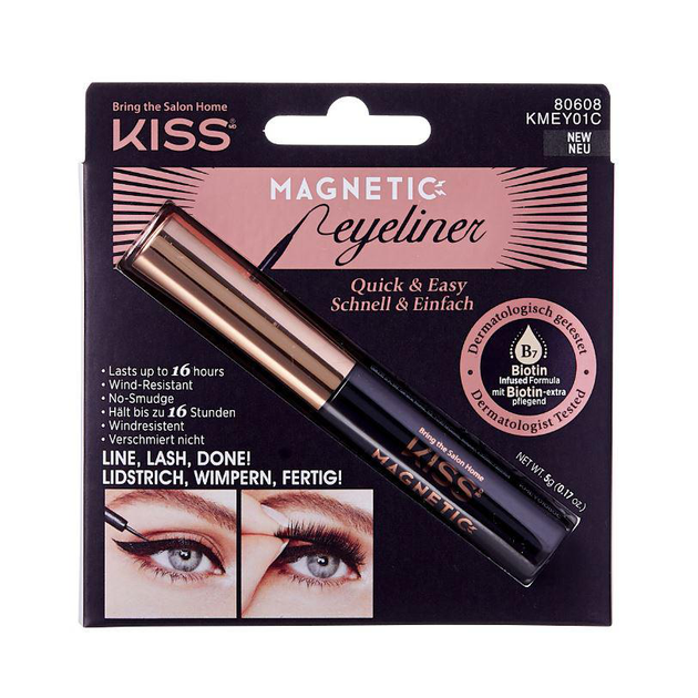 Kiss Magnetischer Eyeliner - Schwarz