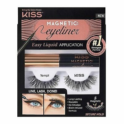 Kiss Tempt – Magnetisches Eyeliner-wimpern-set