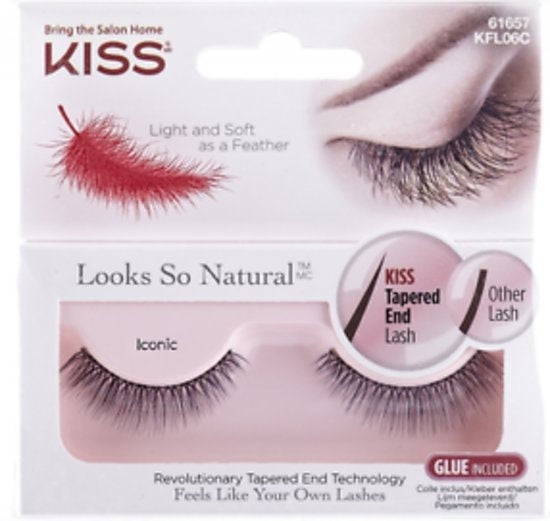 Kiss Wimpern Inkl. Kleber Natur