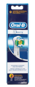 Oral B Bürstenköpfe 3d Weiß – 2 Stück