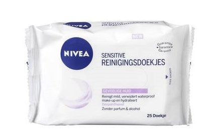 Nivea Visage Essentials Reinigungstücher Sensitiv – 25 Stück