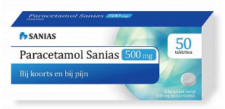 Sanias Paracetamol 500 Mg – 50 Stück