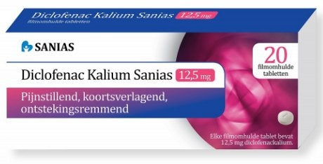 Sanias Diclofenac Kalim 12,5 Mg - 20 Tabletten