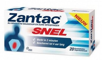 Zantac Schnell – 20 Kautabletten