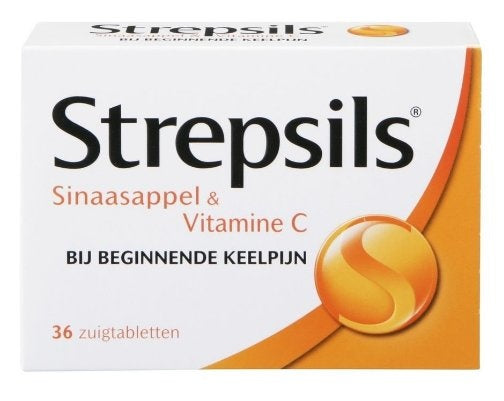 Strepsils Orange & Vit C – 36 Stück