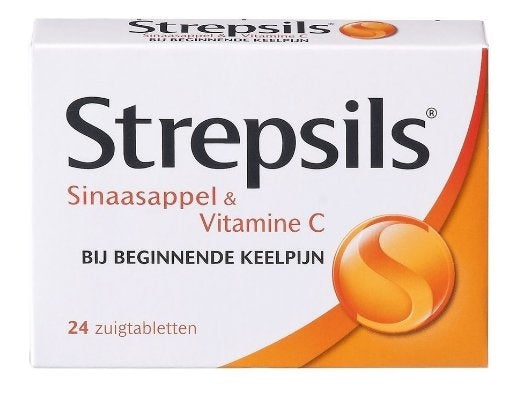 Strepsils Orange & Vit C – 24 Stück