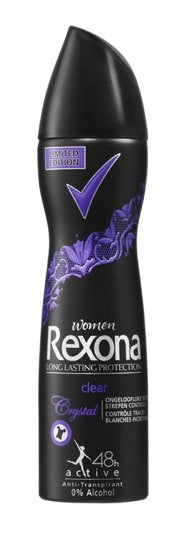 Rexona Damen Deo Spray Clear Black - 150 Ml