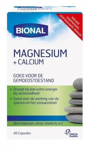Bional Magnesium+kalzium – 40 Kapseln