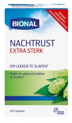 Bional Nachtschlaf Extra Starkes Melatonin – 40 Kapseln