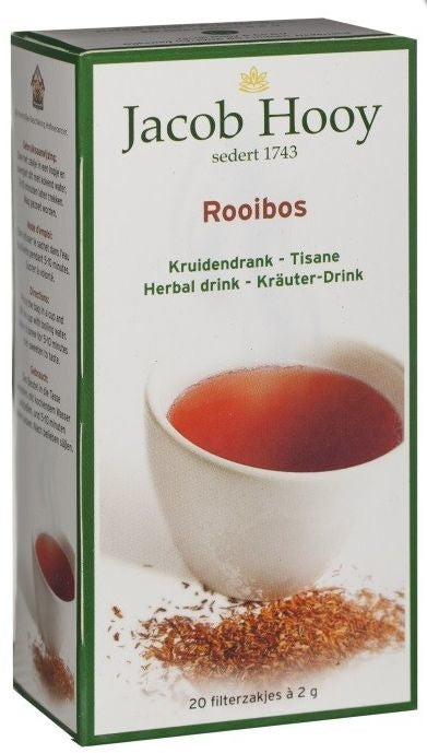 Jacob Hooy Tea Rooibos Bubbles – 20 Beutel