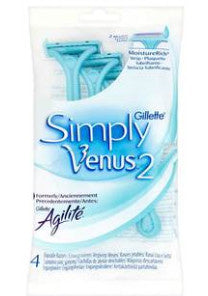 Gillette Woman Venus Simply 2 Einzelklingen – 4 Stück