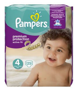 Pampers Active Fit Maxi Midpack 4 7 - 18 Kg - 25 Stück