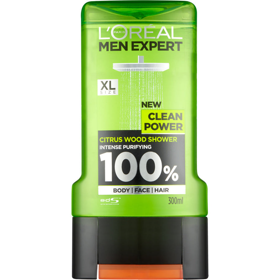 L'oréal Men Expert Clean Power – Duschgel 300 Ml