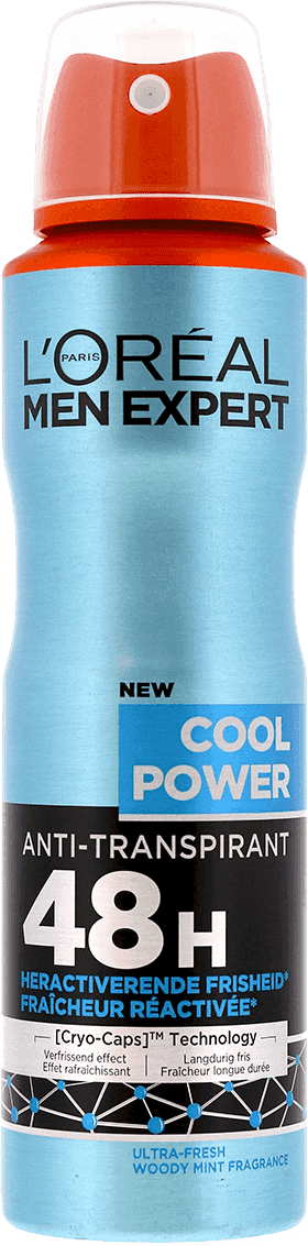 L'oreal Men Expert Cool Power – Deodorant Spray 150 Ml