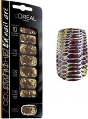 L'oreal Paris Riche Nail Art Chic Python 006 – Nagelaufkleber 18 Stück