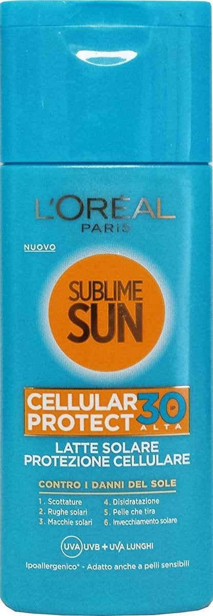 L'oreal Paris Sublime Sun Cellular Protect Spf30 – Sonnenschutz 200 Ml