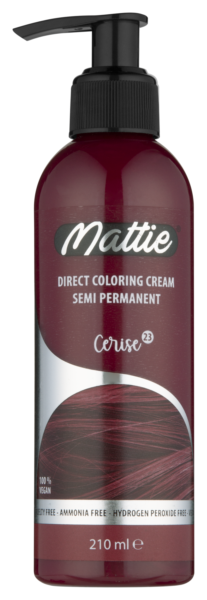 Mattie Direct Colorationscreme Semi-permanent - Kirschrot 210ml