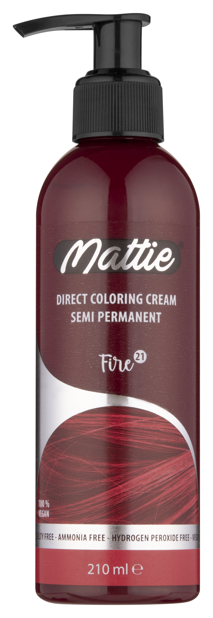 Mattie Direktfärbecreme Semi-permanent - Feuer 210ml