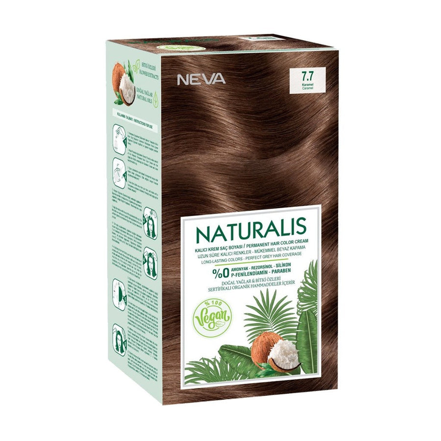 Neva Naturalis Vegane Haarfarbe – Karamell 7.7