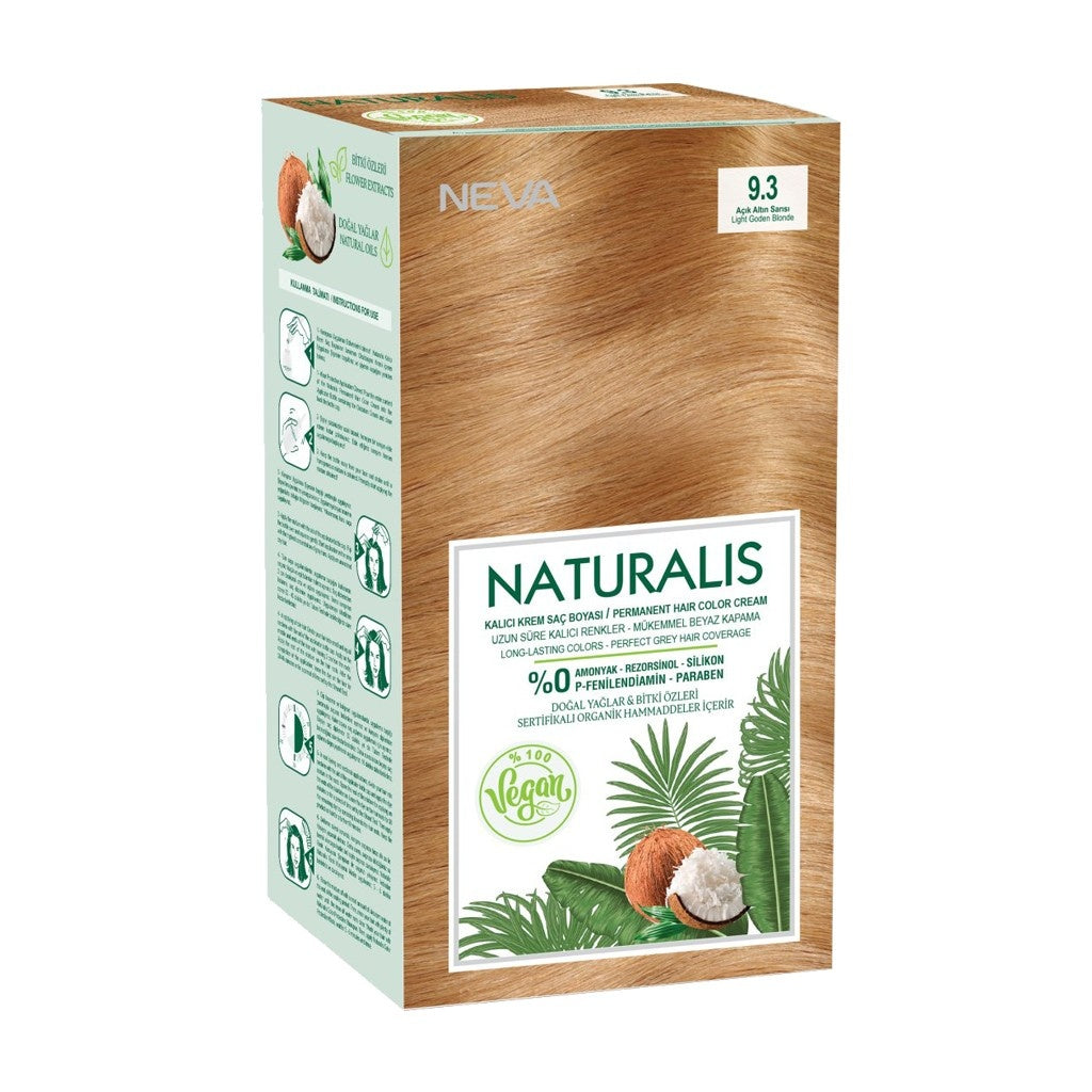 Neva Naturalis Vegane Haarfarbe – Hellgoldblond 9.3