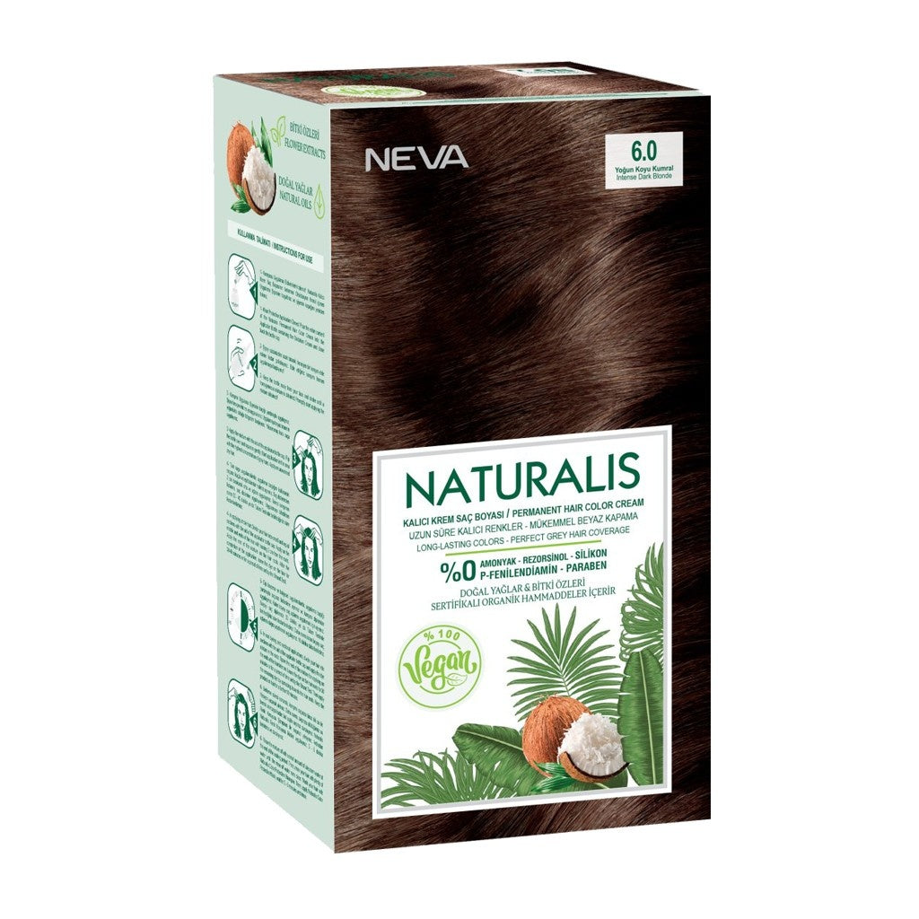 Neva Naturalis Vegane Haarfarbe – Intensives Dunkelblond 6.0