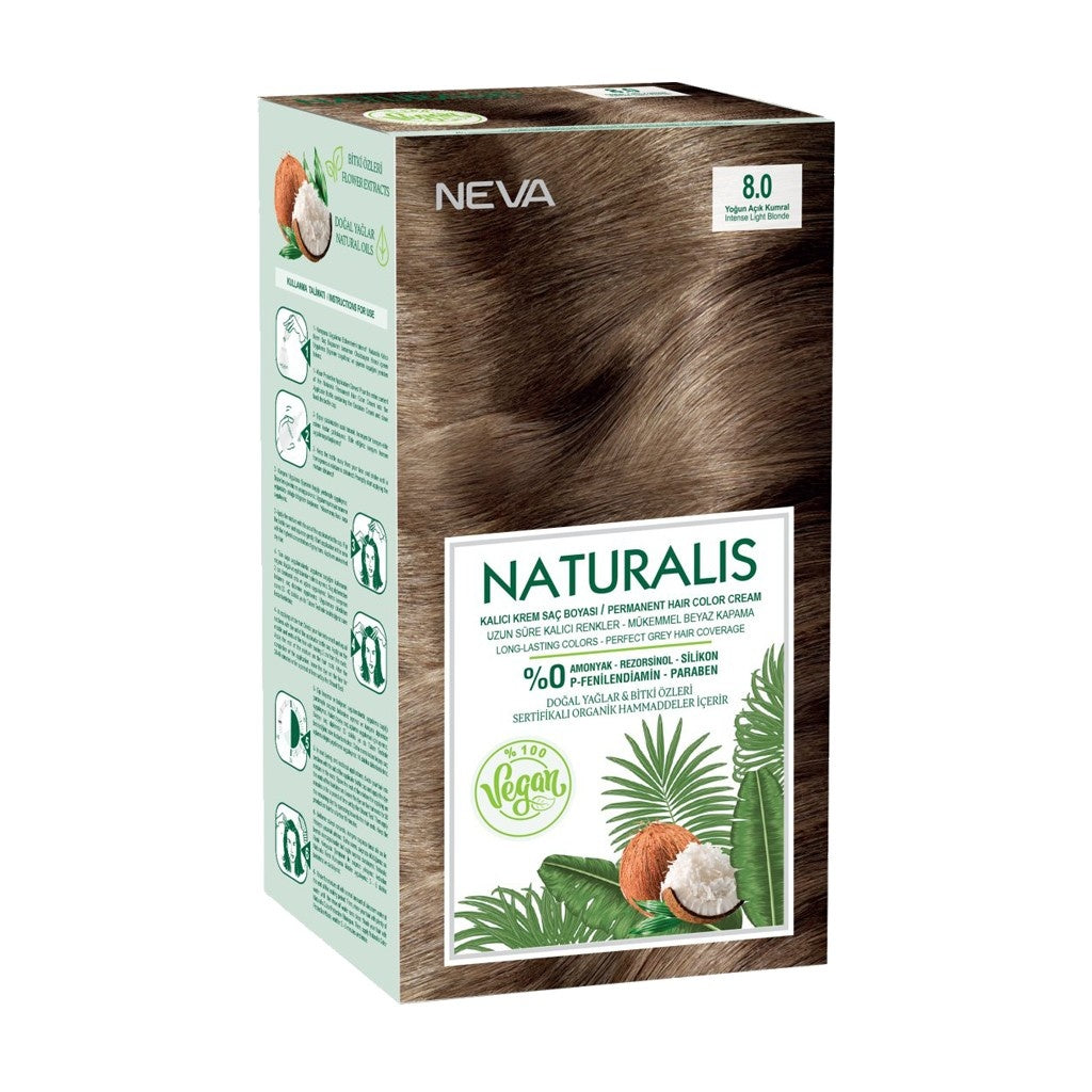 Neva Naturalis Vegane Haarfarbe – Intensives Hellblond 8.0