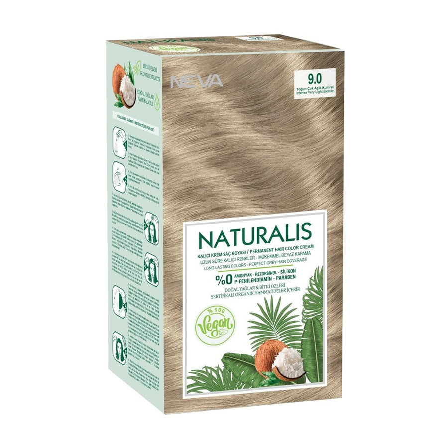 Neva Naturalis Vegane Haarfarbe – Intensives, Sehr Helles Blond 9,0