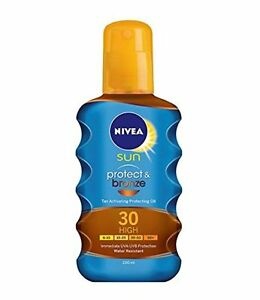 Nivea Sun Protect & Bronze Spf30 – Sonnenschutzspray 200 Ml