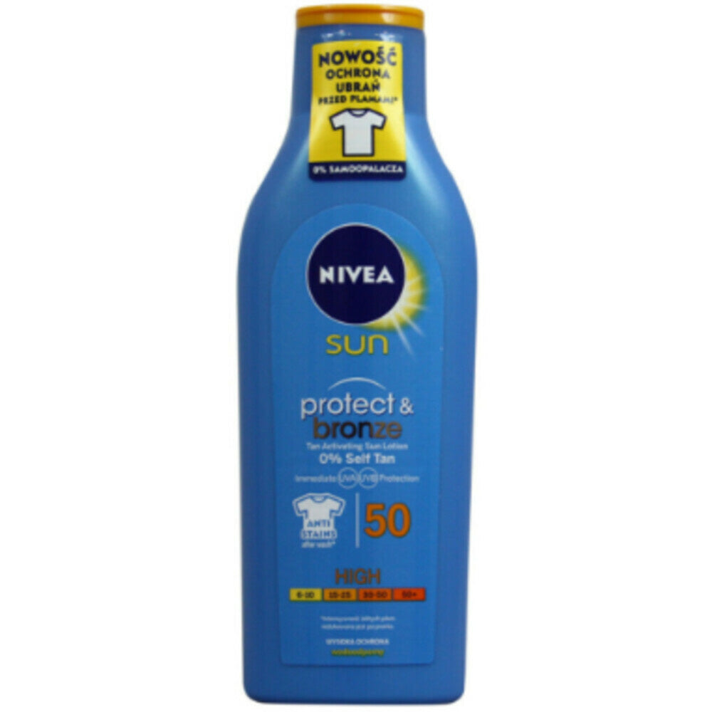 Nivea Sun Protect & Bronze Spf50 – Sonnenmilch 200 Ml