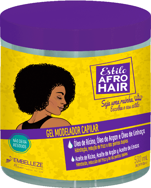 Novex Embelleze Afro Hair – Styling-gel 500 Ml