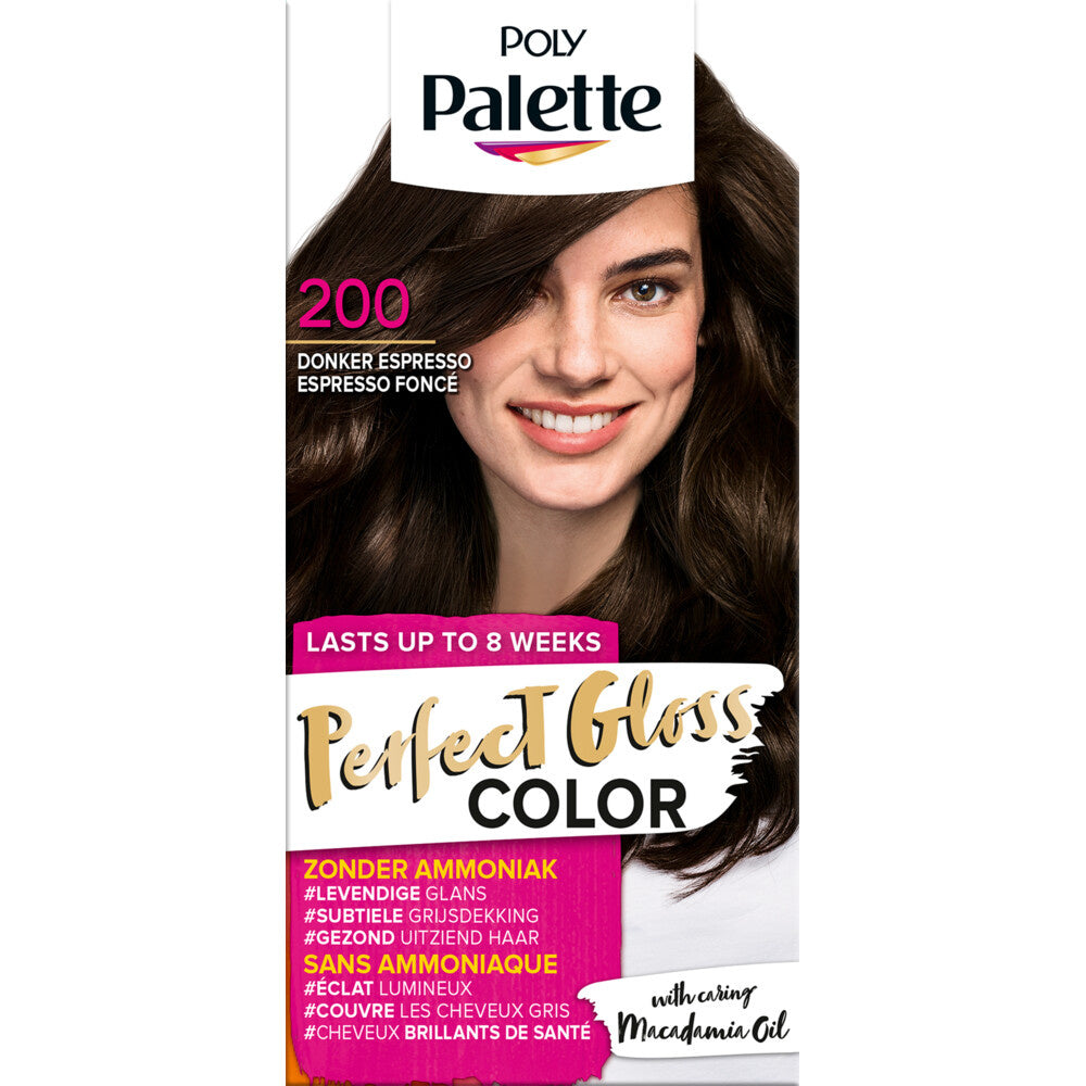 Poly Palette Haarfärbemittel – Perfect Gloss Color Dark Espresso 200