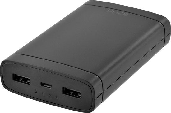 Luxcell - Powerbank Mit 2 Anschlüssen In Schwarz