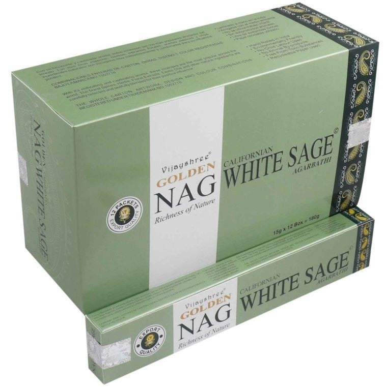 Wierook Nag Golden White Sage 20 Stäbchen