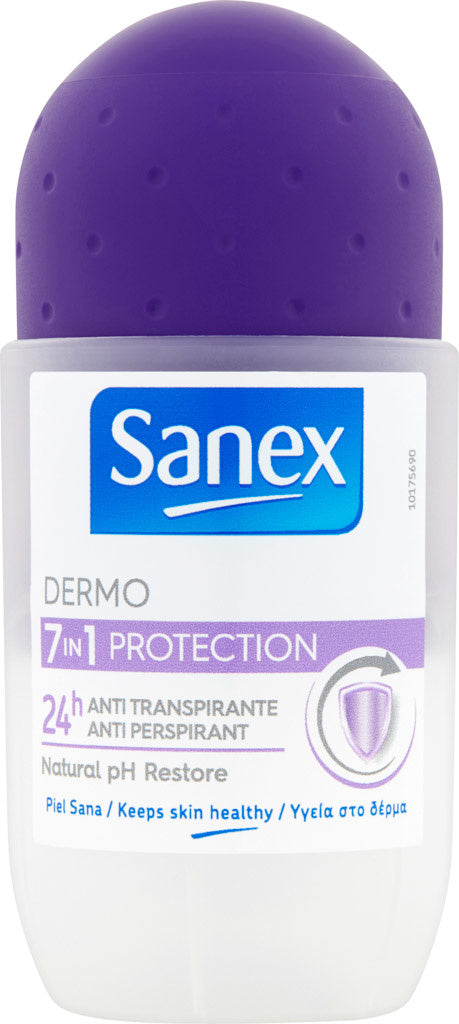 Sanex Roll-on Deodorant 7 In 1 Schutz 50 Ml