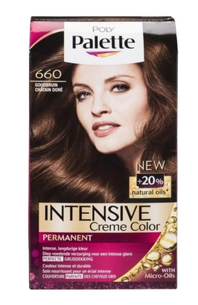 Schwarzkopf Poly Palette Friseur Mittel – Goldbraun 660