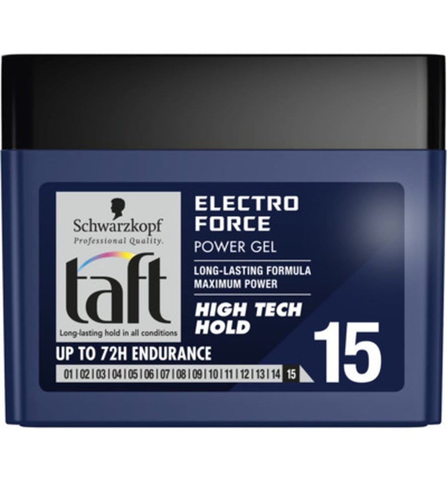 Schwarzkopf Taft Electro Force High Tech Hold 15 – Haargel 250 Ml