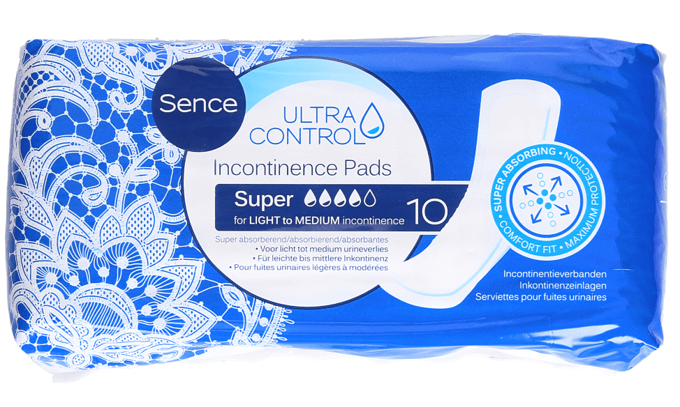 Sence Beauty Inkontinenzeinlagen - Ultra Control Super 10 Stück