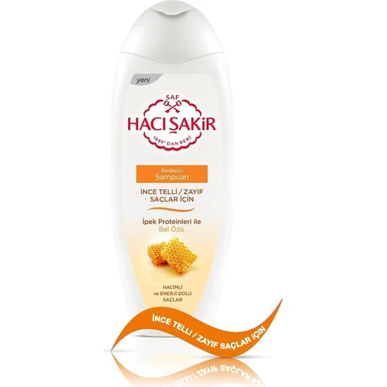 Haci Sakir Shampoo Honig Für Alle Haartypen – 500 Ml