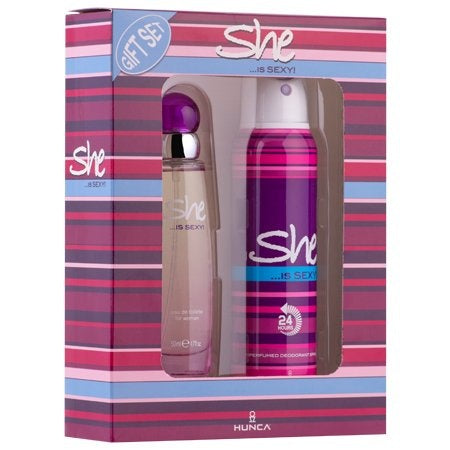 She Ist Sexy Geschenkverpackung Edt Spray 50 Ml & Deodorant 150 Ml – 1 Stück