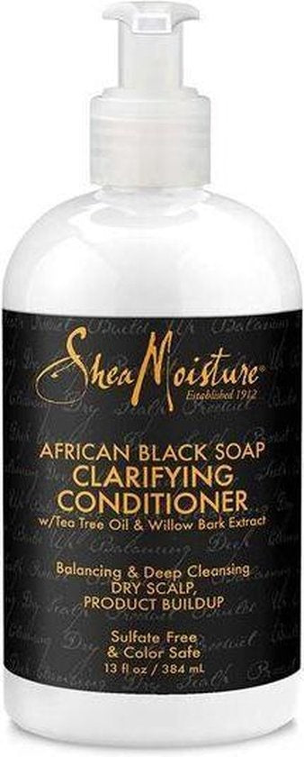 Shea Moisture Afrikanische Schwarze Seife Klärender Conditioner – 384 Ml