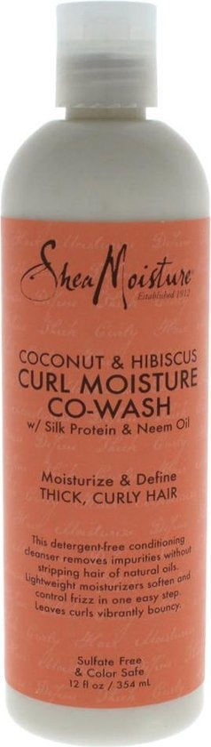 Shea Feuchtigkeitscreme Kokosnuss & Hibiskus Curl Moisture – Co-wash 354 Ml