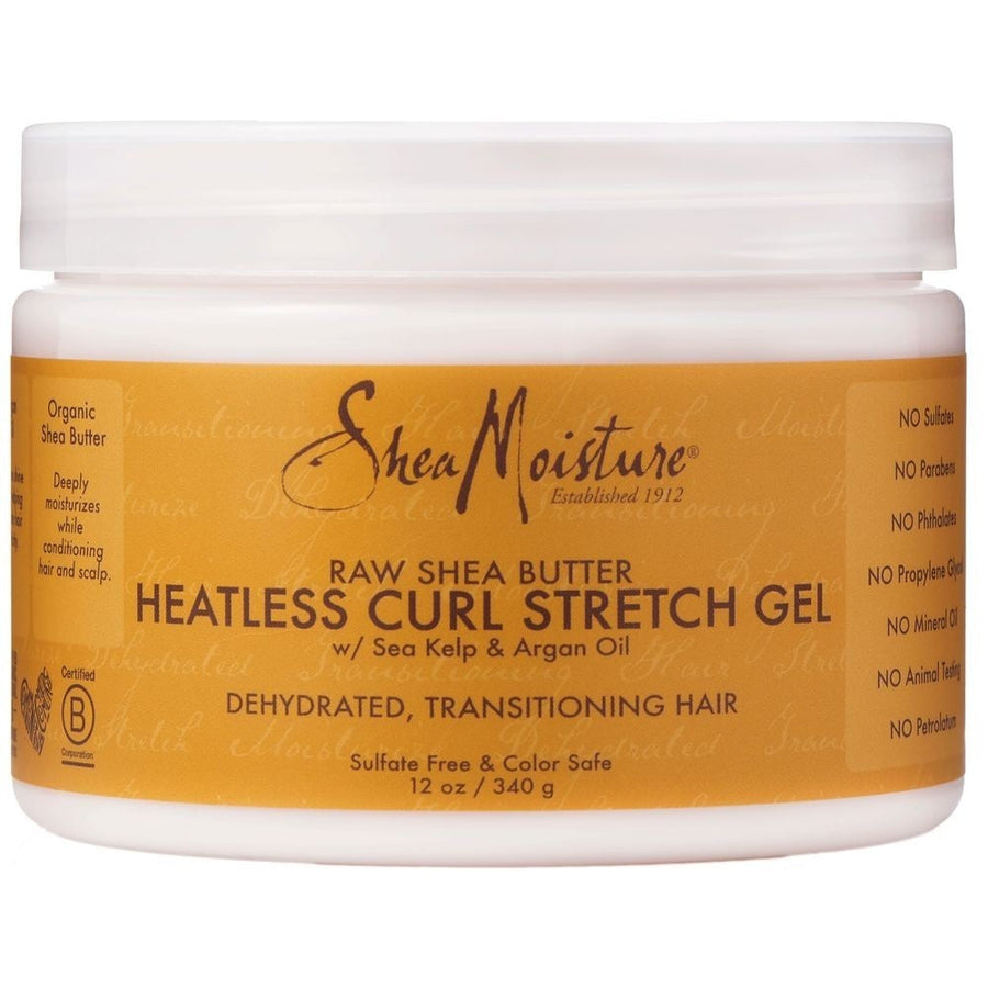 Shea Moisture Raw Shea Butter Hitzefreies Locken-stretch-gel – 340 G