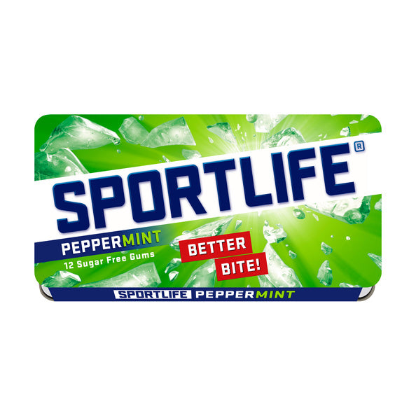 Sportlife Pfefferminze - Kaugummi 18g