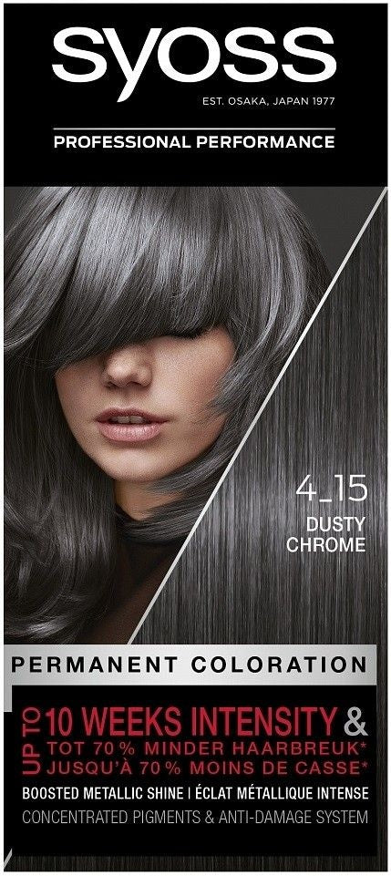 Syoss Friseurwerkzeug – Dusty Chrome 4-15