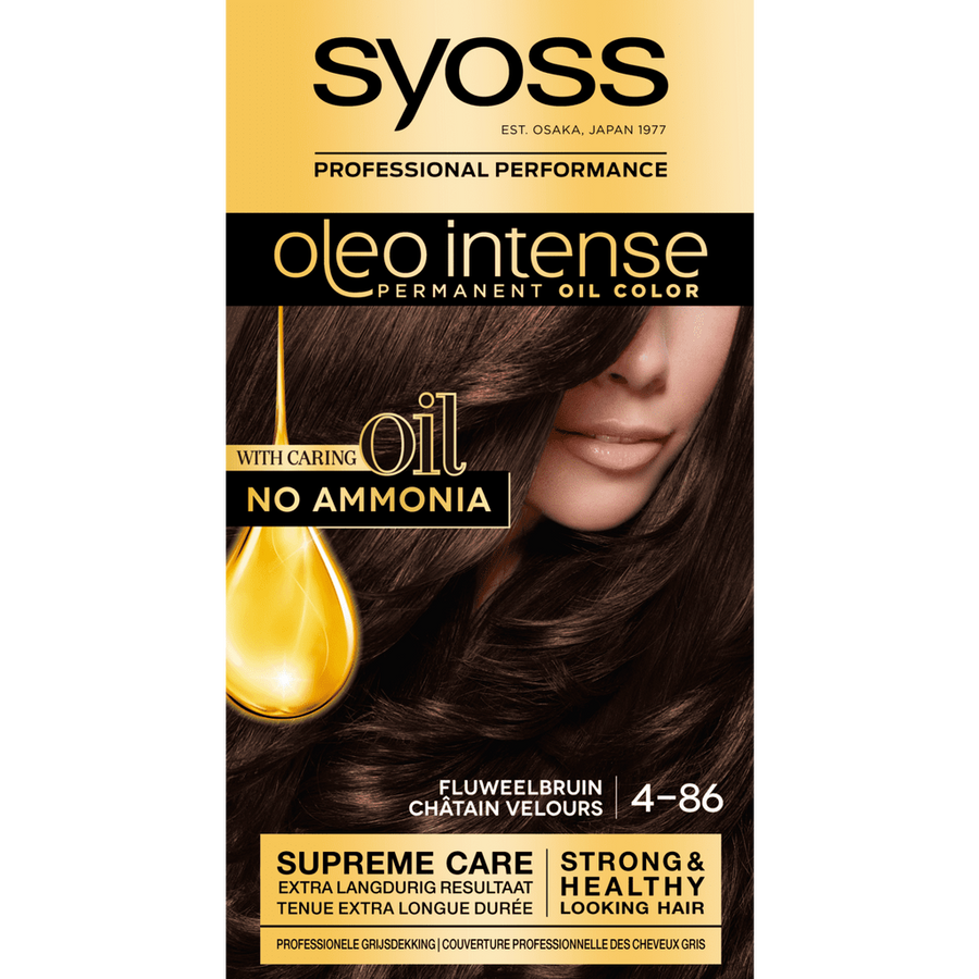 Syoss Oleo Intense Haarfärbemittel Samtbraun 4-86