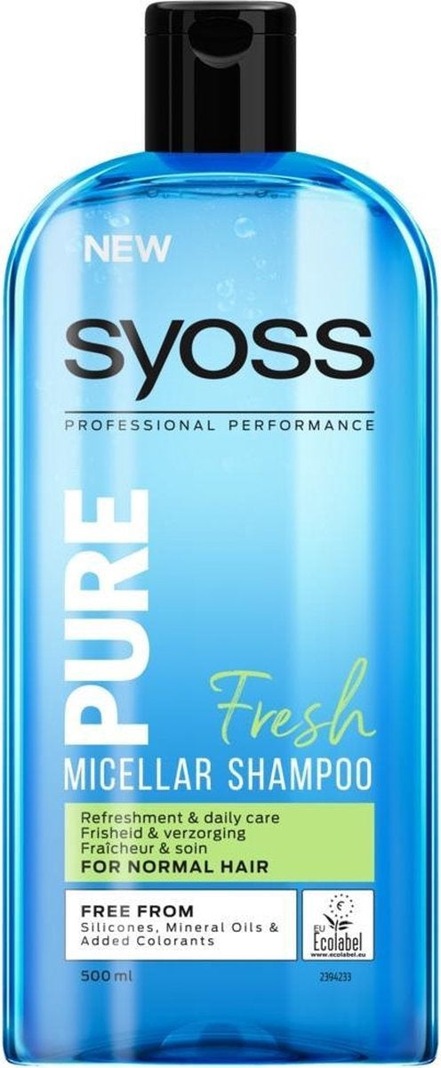 Syoss Pure Fresh – Mizellen Shampoo 500 Ml